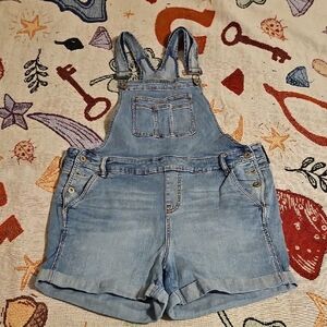 Torrid Light Blue Denim Overalls